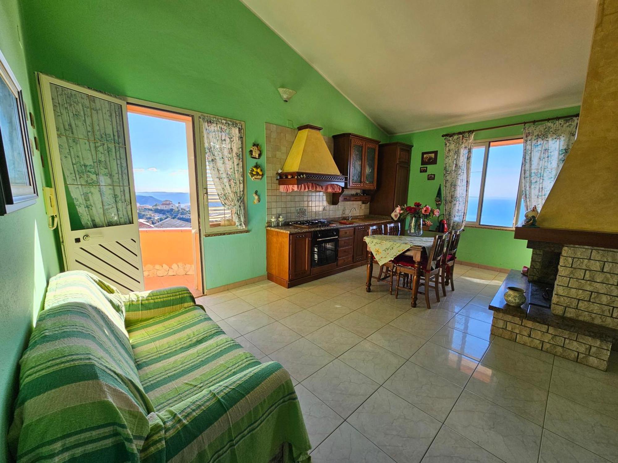 Вилла Casa Con Magnifica Vista Mare Nebida Экстерьер фото